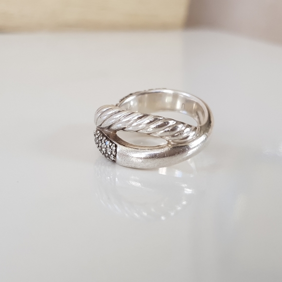 David Yurman Crossover X Diamond Ring - Picture 5 of 16